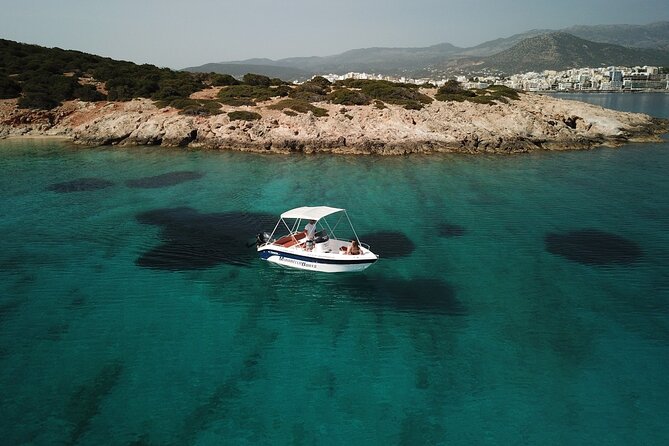 2-hour Private Sunset Tour with Skipper in Agios Nikolaos - Agioi Pantes: the breakwater island, Kri-Kri goats, and white-sand swim time