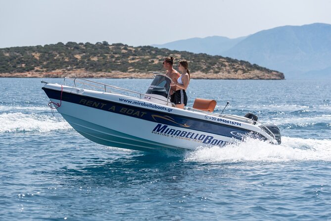 4-Hour Private Boat Rental Without Skipper at Agios Nikolaos - Price and value: one boat for up to seven, fuel extra