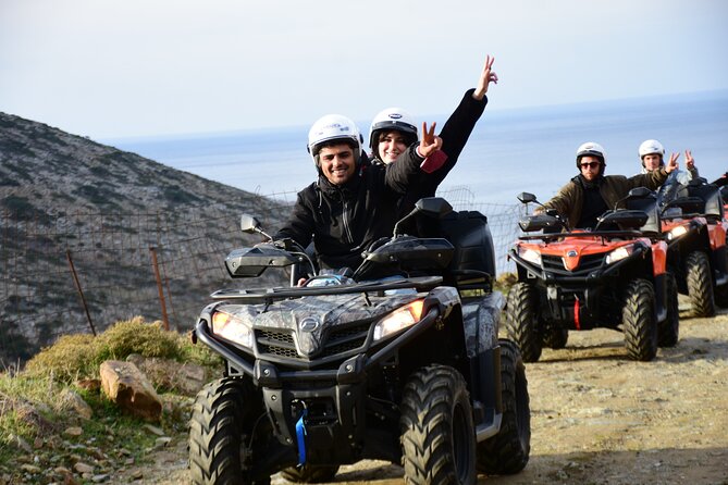 Agia Pelagia Quad Safari to Discover the Authentic Crete - The cliff path to Achlada heights: where the coast view hits
