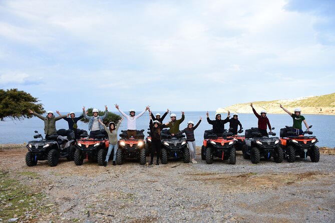 Agia Pelagia Quad Safari to Discover the Authentic Crete - From practice to the first uphill stretch from Agia Pelagia