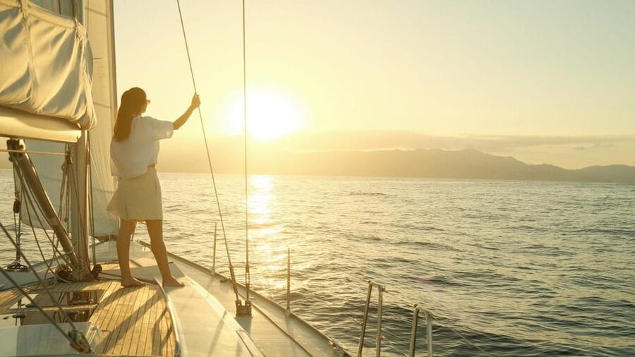 Agios Nikolaos: Golden Hour Sailboat Tour with Wine & Snacks - Onboard Comfort: Spacious Boat Energy, Not a Crowded Cruise