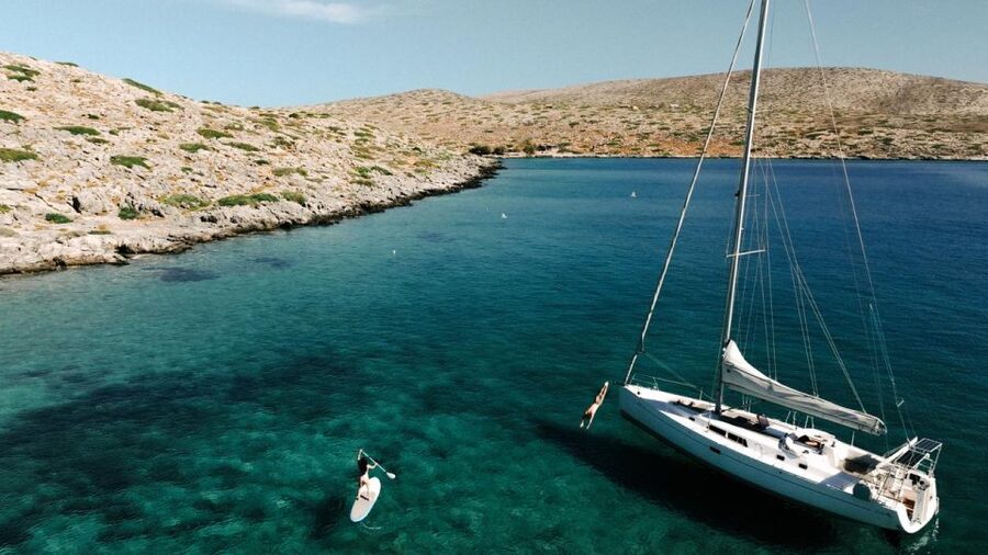 Agios Nikolaos: Mirabello Bay Sailing Cruise with Meal - Sailing Procedures, Sundeck Time, and Crew Style