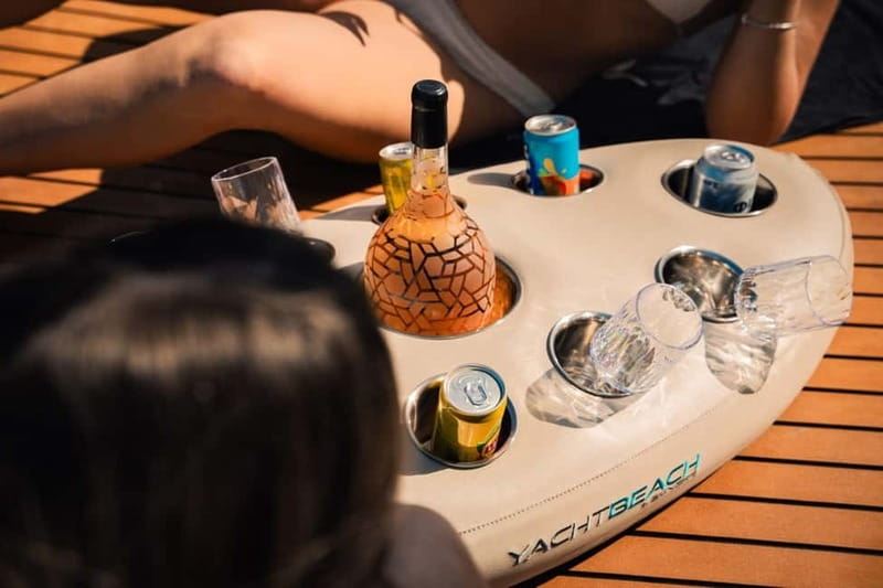 Agios Nikolaos: Sailing Trip Catamaran Lunch and Water Toys - Kolokitha Bay: where the water toys and snorkeling time actually matter