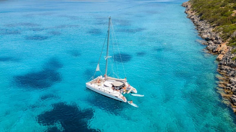 Agios Nikolaos: Spinalonga and Kolokytha Catamaran with Meal - Schistra bay: where the day shifts from active to relaxed