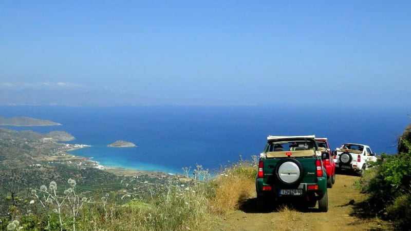 Agios Nikolaos: Thripti Mountain Villages Jeep Tour w/Lunch - Open-top Thripti Mountain Jeep route: what the ride is like