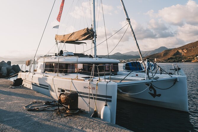 Balos & Gramvousa Luxury Catamaran Sailing Cruise from Kissamos - Balos Lagoon: Turquoise Water, Snorkel Gear, and Real Play Time