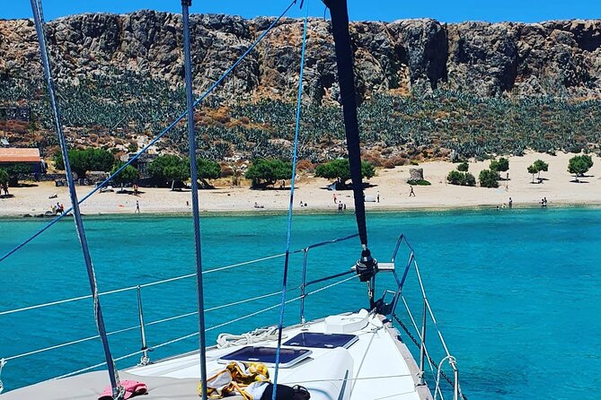 Balos Shared Catamaran Cruise (small groups up to 10 or 22ppl) - Gramvousa Island: pirate-fort views plus more water time options