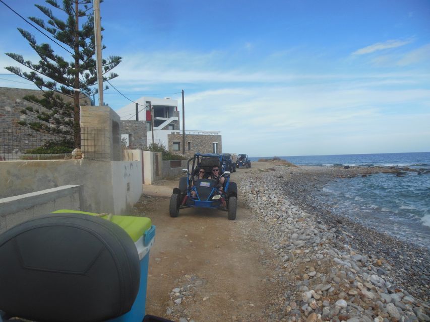 Buggy safari Crete (Transfer and lunch) analipsi- hersonisos - Olive press at Vassilakis Estate: hands-on Cretan food culture