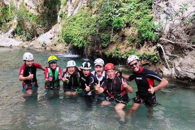 Canyoning in the water - Kourtaliotiko Gorge - Hiking South and Finding the Fairy Cave