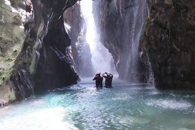 Canyoning in the water - Kourtaliotiko Gorge - Safety Gear and the Instructors-Right-There Style