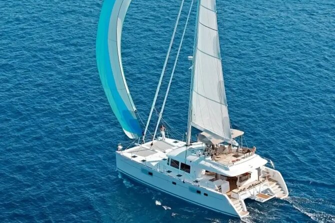 Catamaran Sailing to Dia with Lunch in Heraklion, Crete(EST 2024) - Meeting at Cafe Marina and getting settled on the Lagoon46
