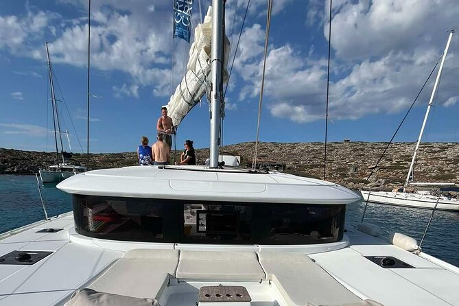 Catamaran Sailing to Dia with Lunch in Heraklion, Crete(EST 2024) - The sail out: about an hour of open-water time