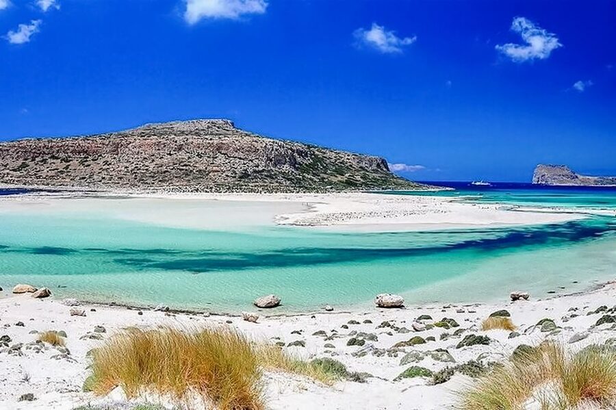 Chania Areas/Kalyves:Gramvousa Island & Balos,Boat Tkt Extra - Gramvousa Island: fortress views, rocky reality