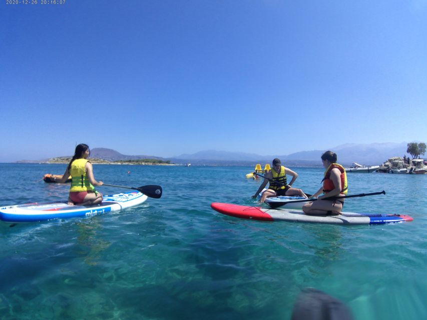 Chania: Boat Trip with Guided Snorkeling & Stand-Up Paddling - Onboard comfort: snacks, water, and the photo system that saves your day