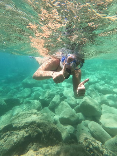 Chania: Boat Trip with Guided Snorkeling Tour - Stop 1: the first 45 minutes of guided snorkeling
