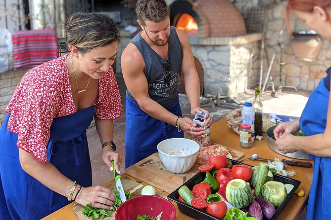 Chania Cooking Class-The Authentic Enjoy traditional Cretan meal - Eating time: wine, lamb, and dessert you’ll want to save space for