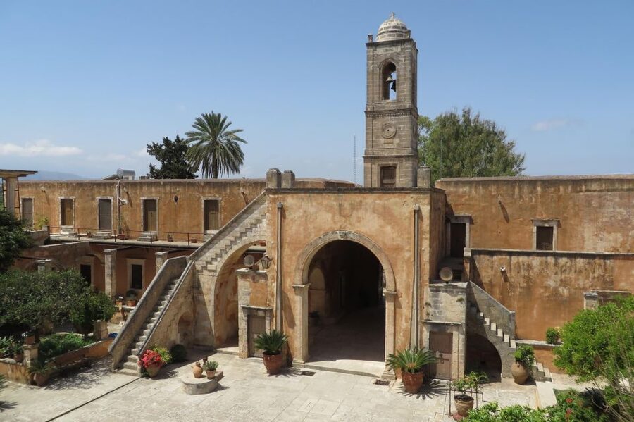 Chania Highlights:Venizelos, Stavros, Agia Triada & Marathi - Agia Triada Tzagaroli Monastery: frescoed halls, an onsite museum, and a guided visit