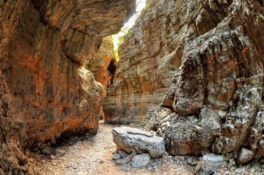 Chania: Imbros Gorge Hiking Tour & Beach Relaxation - Frangokastello: Venetian fortress vibes and a real swim option
