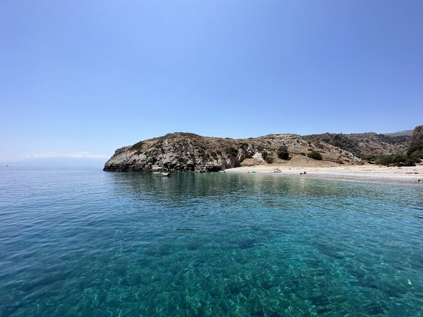 Chania: Menies Beach & Chironisia Bay Cruise with Snorkeling - Key things you’ll notice right away