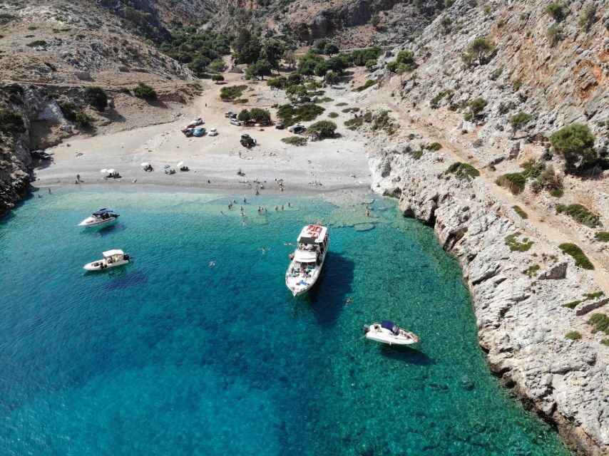 Chania: Menies Beach & Chironisia Bay Cruise with Snorkeling - Menies and Chironisia: the north-crete swim that feels like a shortcut