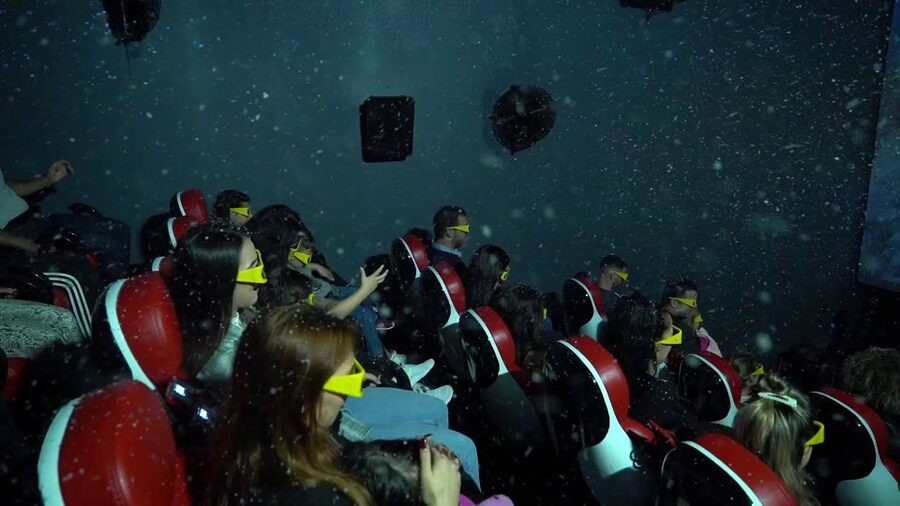 Chania: Minoan's World 9D Experience - Four Movies in 14 Languages: Headsets and Comfort