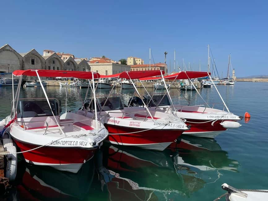 Chania Old Port: Boat Rental, Drive Yourself - Chania’s Old Port is the right stage for a self-drive day