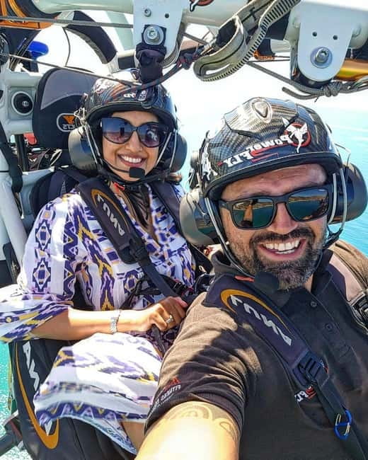 Chania: Paratriking Experience with a Professional Pilot - The Aerial Route Over Lake Kourna, Lefka, and Ori
