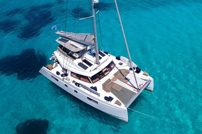 Chania: Private Day Catamaran Cruise with Swimming and Meal - What a private catamaran day around Chania really buys you