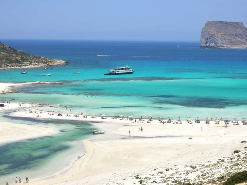 Chania/Rethymno: Balos & Gramvousa With Pickup & Boat Ticket - The boat cruise: open deck views and real comfort