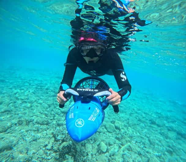 Chania: Sea Scooter Snorkeling boat tour - Sea Scooter Snorkeling in Souda Bay: what changes when you swap fins for electric power