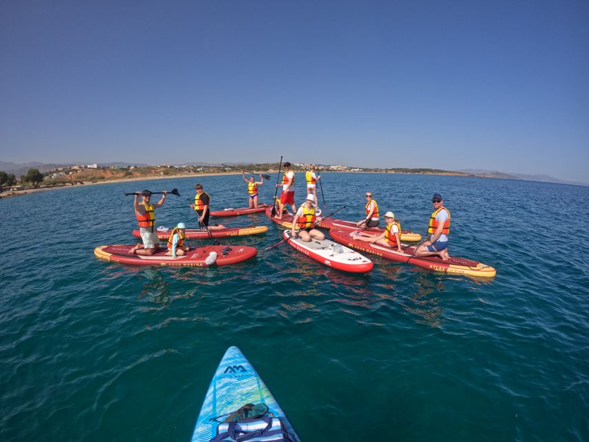 Chania: Stand-up Paddleboard Tour to Lazareta Island - SUP to Lazareta Island from Chania: the view is the main character