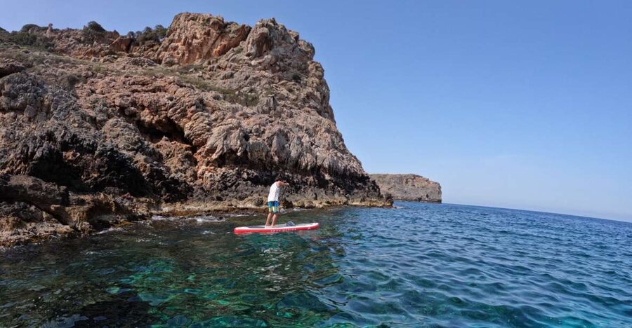 Chania: Stand-up Paddleboard Tour to Lazareta Island - Wildlife time: tropical fish, sea turtles, and snorkeling moments