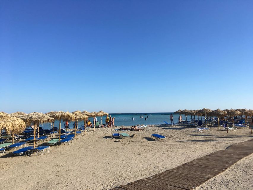 Chania to Elafonissi Beach/ Cretan Villages Private Tour - The big moment: three hours at Elafonissi (plus a chance for Elafonisos)