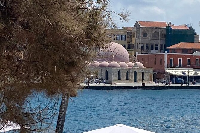 Chania Walking Food And Wine Night Tour - Stop 4: cheese tasting + wine at the Venetian port with sunset views