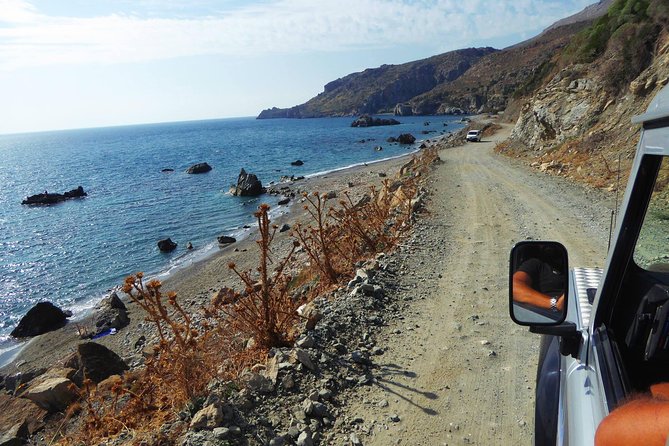 Cretan Safari – 4x4 Adventure to Preveli Beach with Lunch - Stop 1: Preveli Beach and the Kourtaliotis River Palm Delta