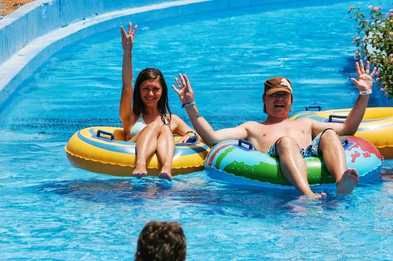 Crete: AcquaPlus WaterPark Entrance Ticket optional Transfer - Food, Lockers, and the Cashless Bracelet System: Budget for the Extras