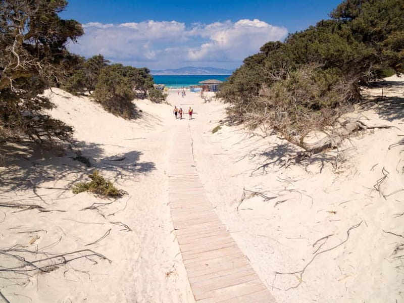 Crete: Chrissi Island Yacht Cruise with Lunch & Snorkeling - Chrissi Island Beach Walk: White Sand, No Hurry, Big “End-of-the-Line” Feel
