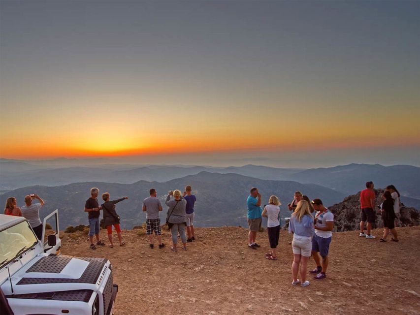 Crete: Land Rover Safari with Sunset Viewing, Dinner, & Wine - Raki, Olive Oil, and Sparkling Wine: When Taste Fits the Views