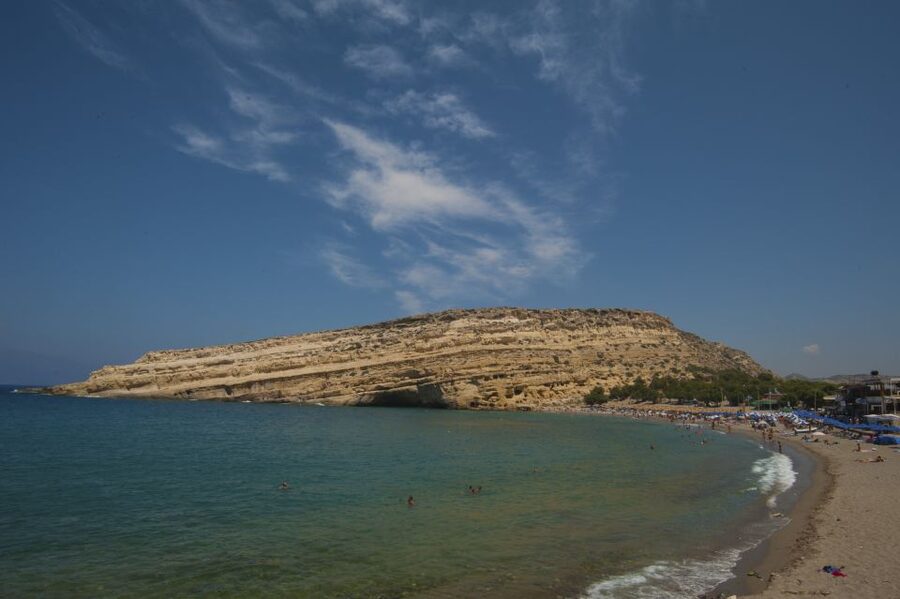 Crete: Matala Beach and Hippie caves, Red beach - The photo-stop road moments: Grand River and Kourtaliotikos Gorge