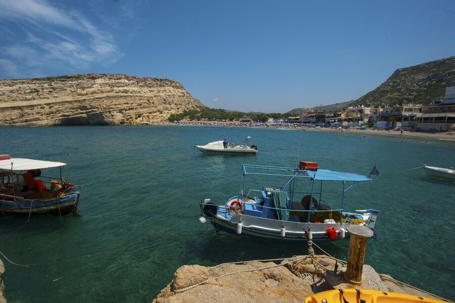 Crete: Matala Beach and Hippie caves, Red beach - What to bring (and what to spend) so the day feels easy
