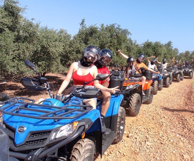 Crete: Off-Road Quad Safari with Lunch/Dinner - Milatos Beach and the Motocross Track Session: Wind Down the Right Way