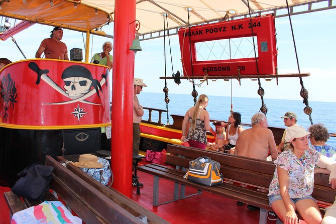 Crete Pirate Ship Cruise with the Black Rose to Stalis and Malia - The BBQ Lunch: Included Comfort Food (Not a Michelin Star)