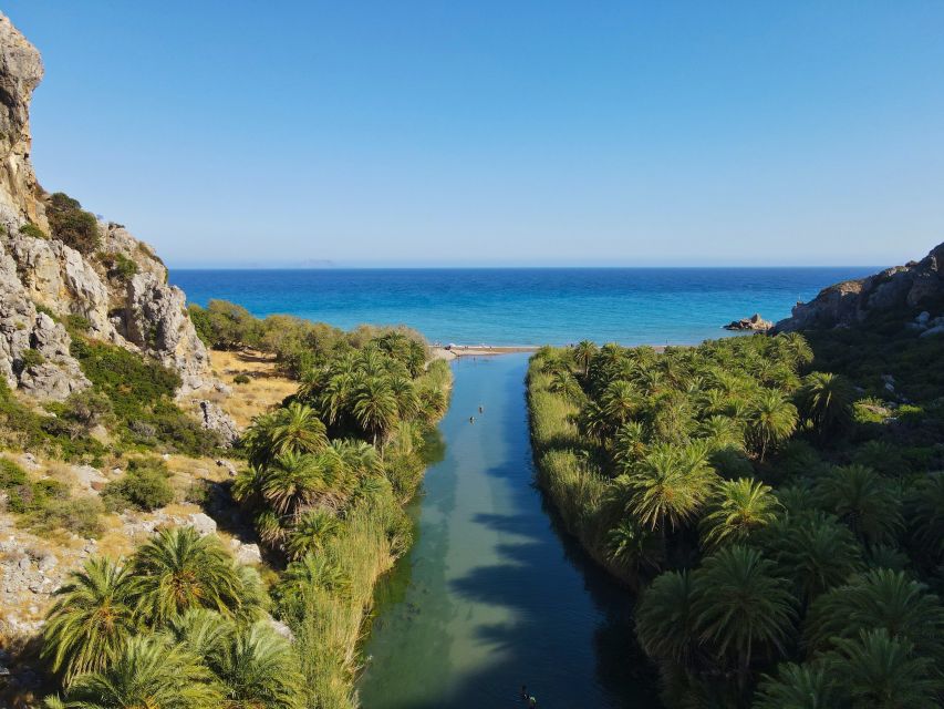 Crete: Preveli Tropical Beach and Palm Forest - Meeting points across Heraklion: expect a pickup loop