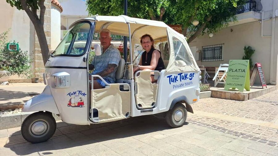 Crete: Private Tuk Tuk Tour of 7 Villages with Tastings - The 3-hour route: from Malia photo stops to seven villages