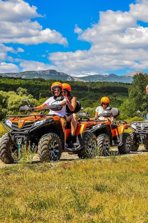 Crete: Quad Safari with Lunch and Swimming in Malia - Pickup around Stalida, Sisi, Gouves, Limenas Chersonisou, Malia, Heraklion: your day starts fast