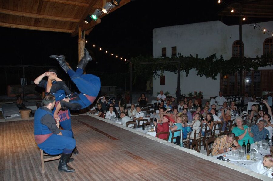Crete: Traditional Dance Show and Buffet Dinner with Wine - Village walk under the stars: Karouzanos before the dance show