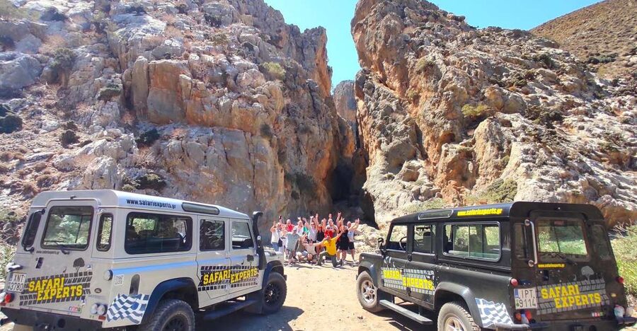 Crete: Trypiti Beach Off-Road South Tour w/ Lunch & Wine - Messara valley driving: time periods you feel through movement