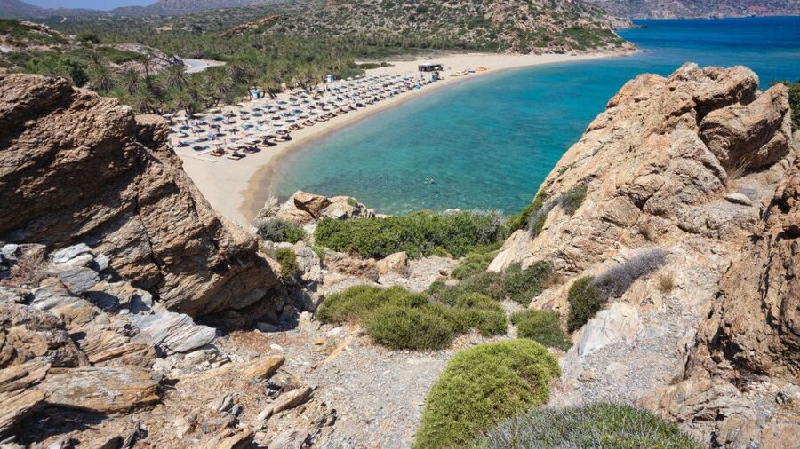 Crete: Vai Palm Forest, Itanos & Erimoupoli Beach, Road Trip - Vai Palm Beach: what makes the palms worth the bus ride