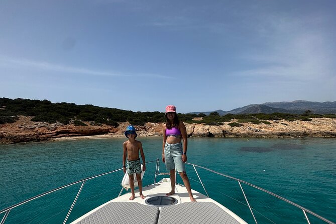Crete Yacht Cruises 5 Hours Private Guided Cruise in Ag Nikolaos - What a private group of up to 8 changes (for real)