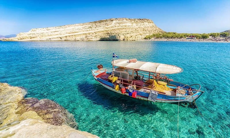 Day trip to Matala Hippie Beach & Gortyn Archaeological Site - Matala Beach and the 300-Meter Strip: Swim, Lunch, and Walk the Village
